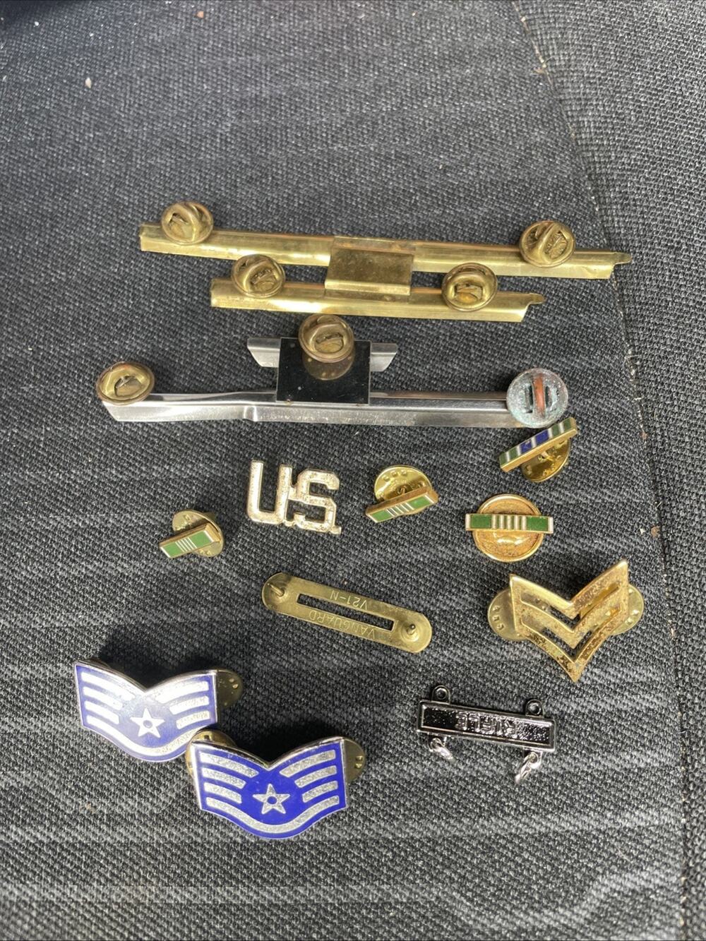 US Military Pin And Accessories Lot Of 12